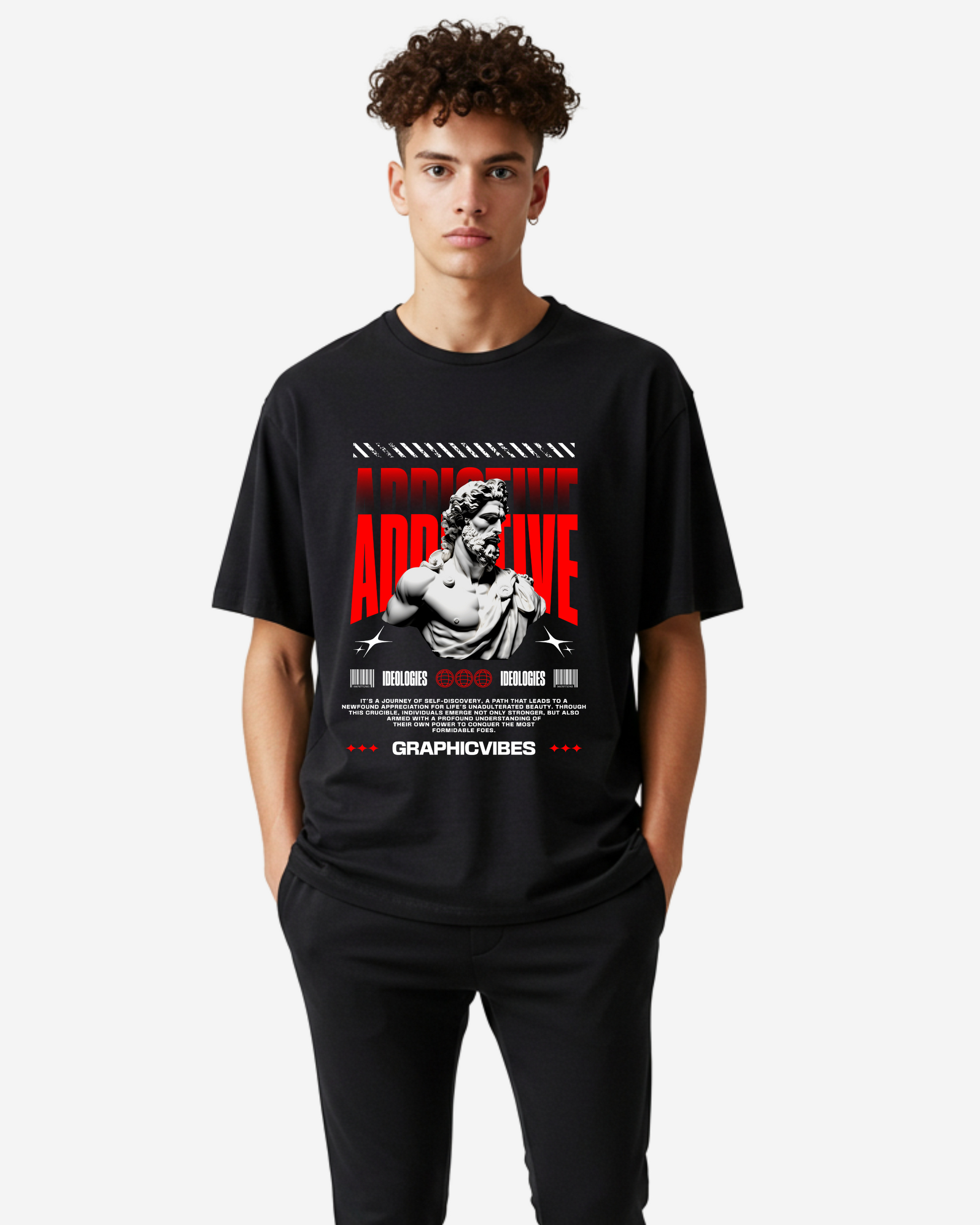 Addictive Men's Oversized T-Shirt